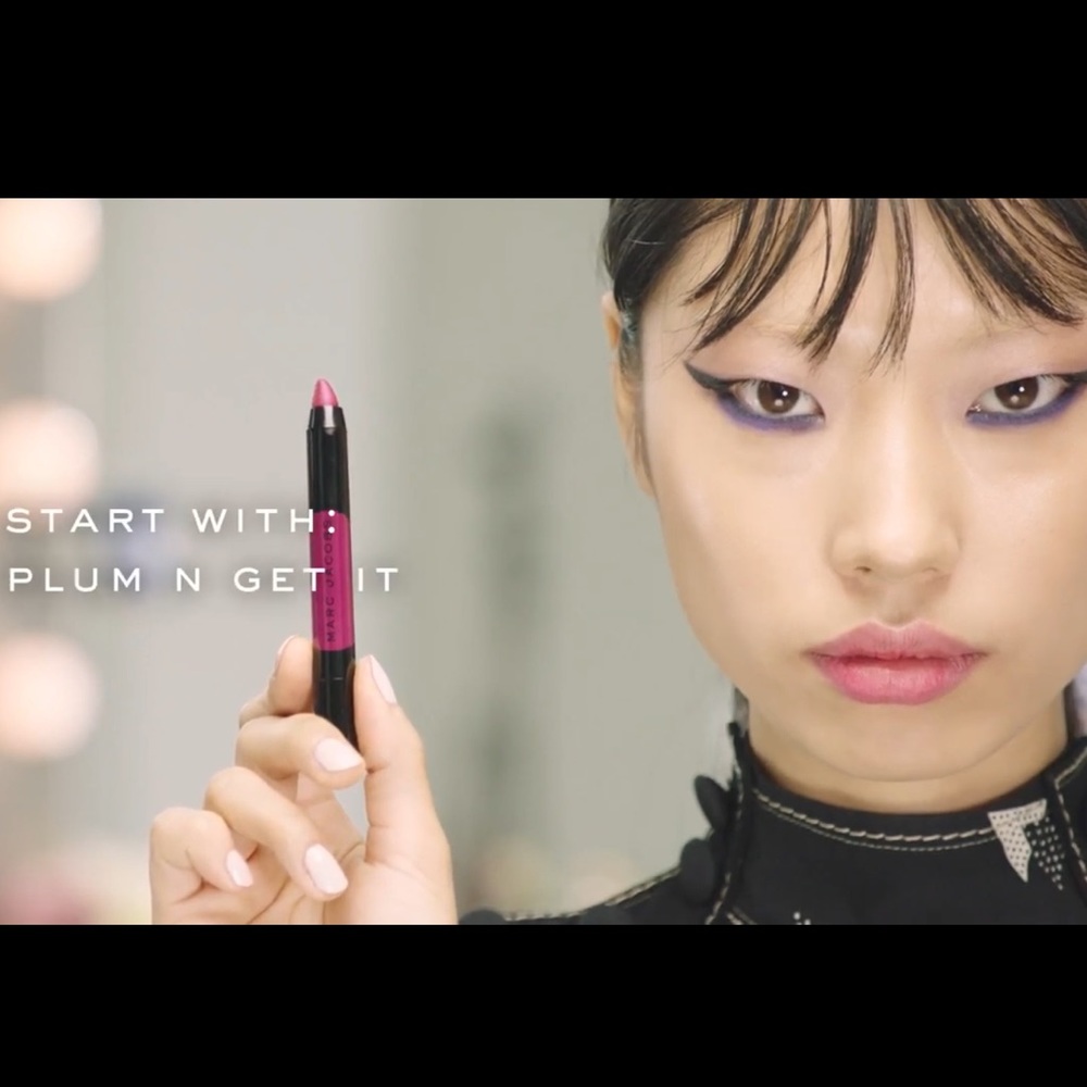 Marc Jacobs Le Marc Liquid Lip Crayon Plum N Get It - Picture 12 of 16